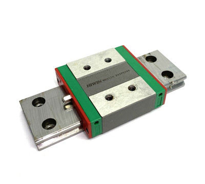 Hiwin WEH-17-CA-1T100-Z0-C Linear Guideway Block and Rail, 1-Block, 100mm Rail