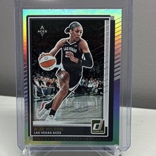 Panini 2025 Donruss WNBA A'ja Wilson #82 Las Vegas Aces Holo Card