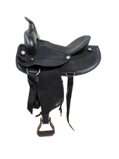15.5 Inch Used Abetta Western Trail Saddle 648-10917