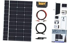 200 Watt 12Volt/24Volt Solar Panel Kit 2X100W Monocrystalline 200W solar kit