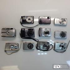 Assortment Of 11 Digital Cameras *For Parts*