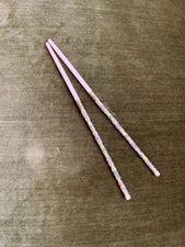 Vintage Cloisonné Enamel Gilt Inlay/Bone Chinese Chopsticks- 1 Set