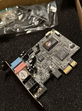 SIIG DP SoundWave 5.1 PCIe Sound Card IC-51011-S2 - Tested / Works Open Box