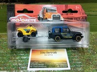 Majorette Art.Nr.:72208,Jeep Mit AnhäNger, 1:64,Neu In Ovp