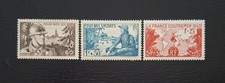 France 1940 Lot 3 timbres n° 451 + 452 + 453, NEUFS*, Cote=9,50€