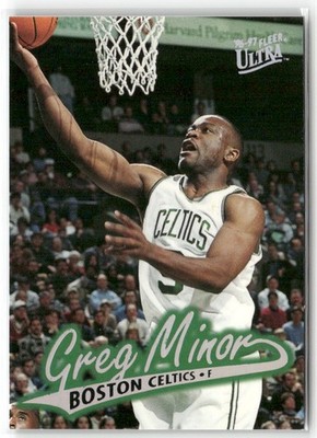 1996-97 FLEER ULTRA GREG MINOR BOSTON CELTICS #156