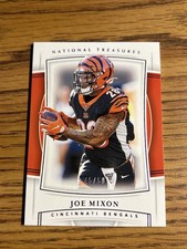 2019 Panini National Treasures - Joe Mixon #35 Purple /50