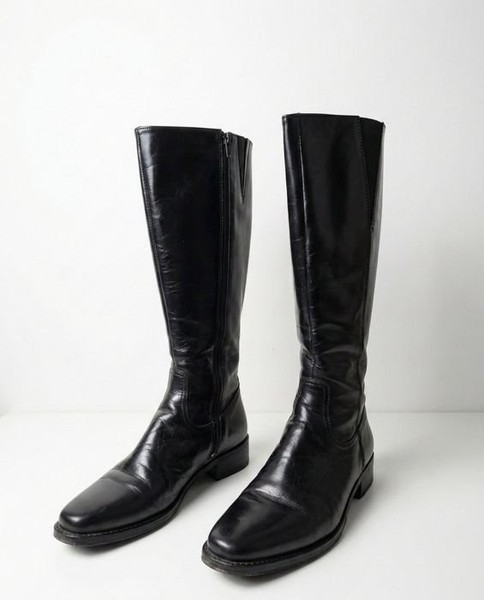 Women Melvin & Hamilton Boots Black Leather 39