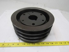 3 GROOVE Pulley Sheave 9-3/8" OD W/ Woods E 2-1/8" QD Bushing