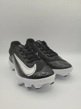 Nike Alpha Huarache Elite 4 Low MCS Men Size 11 Black Baseball Cleats FD6221-001