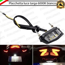 PLACCHETTA LED COMPLETA MOTO/SCOOTER PER APRILIA SCARABEO (400) 6000K BIANCO