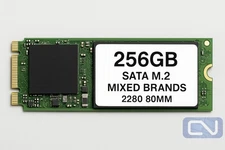 256GB SATA M.2 80mm SSD Mix Brand Hynix Toshiba WD Micron (Random)