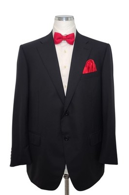 Canali Exclusive Super150's Water Resistant Sakko Schwarz Gr.56 Neuwertig