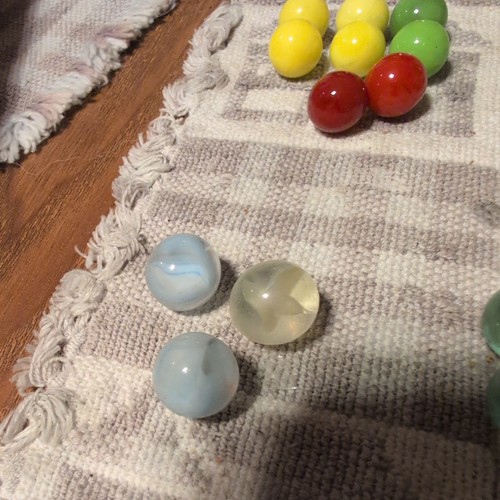 Lot Of Vintage 91 Marbles 1970s - Bild 5 von 18