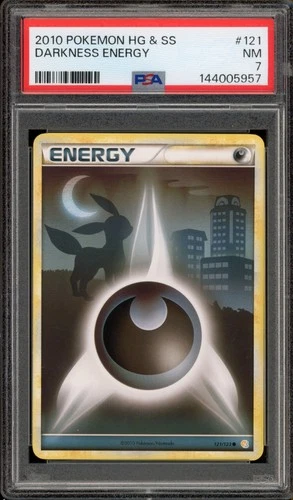 Pokemon Darkness Energy HeartGold & SoulSilver #121 PSA 7