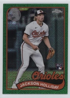 2024 Topps Update Green Refractor 16/99 Jackson Holliday #T89CU-62 Rookie RC v3r