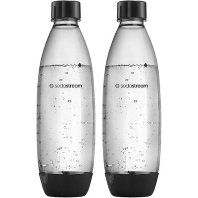 SodaStream DuoPack Fuse 2 x 1 Liter Plastic Bottle   Dishwasher Safe (BPA Free)