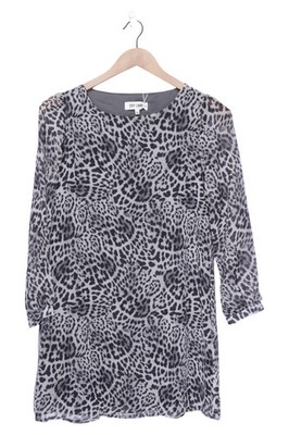 Dry Lake Etuikleid Damen Gr. 38/M Grau Animal Print Elegant Modisch