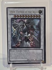 Yugioh Odin, Father of the Aesir Ultimate Rare STOR-EN040 1st Ed Lightly Played