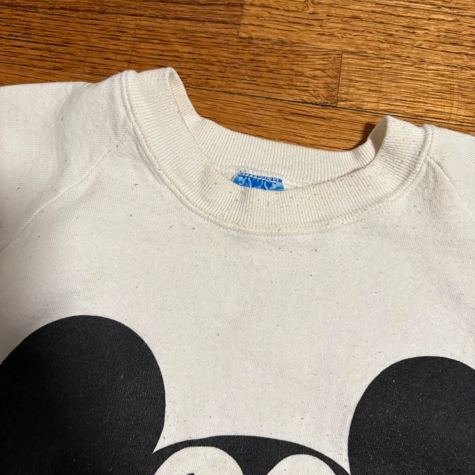 Sudadera De Colección Disney Mickey Mouse Hecha en EE. UU. Talla Única Para Todos los Años 80 90 Foto 2 de 4