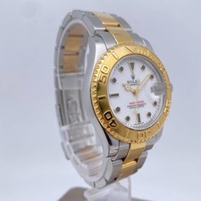Rolex Yacht-Master 18K Yellow Gold Steel Automatic Midsize Watch 168623 3
