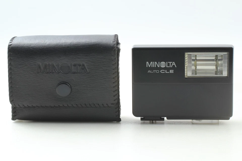 Libre de aranceles de Estados Unidos [casi como nuevo] Minolta Auto CLE CL TTL Electro Flash Strobe de JPN Foto 2 de 4