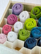 Drawer Dividers w/ Customizable Fit, Each Pack Creates 32 Compartments, 2pk Lot