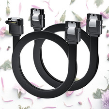 18" SATA 3.0 Cable SATA3 III 6GB/s Right Angle Serial ATA SSD Hard Drive, Black2