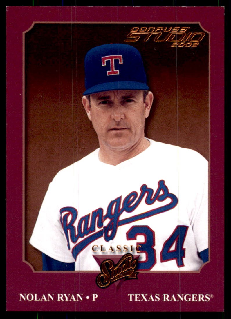 2002 Donruss Studio #CS-3 Nolan Ryan #/1000 Classic