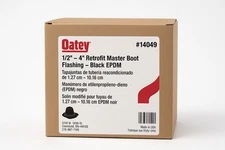 Oatey #14049 1/2”-4” Retrofit Master Boot Flashing Black EPDM Roof Pipe Seal New