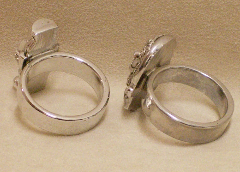 雪花织物桌椅和餐巾环圣诞老人树花圈和胡桃夹子套装6 — 第 4/4 张图片