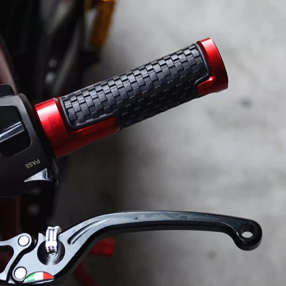 Red For HONDA CBR600 F2,F3,F4,F4i 1991-2007 Brake Clutch Levers Handlebar Grips Foto 2 de 4