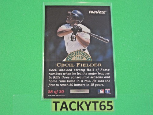 PINNACLE COOPERSTOWN BASEBALL 1993 CARTA SINGOLA(E) NRMT-MT - Foto 7 di 25