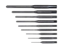 9-Piece Steel Roll Pin Punch Set, 1/8 1/16 3/32 5/64 5/32 3/16 7/32 1/4 5/16