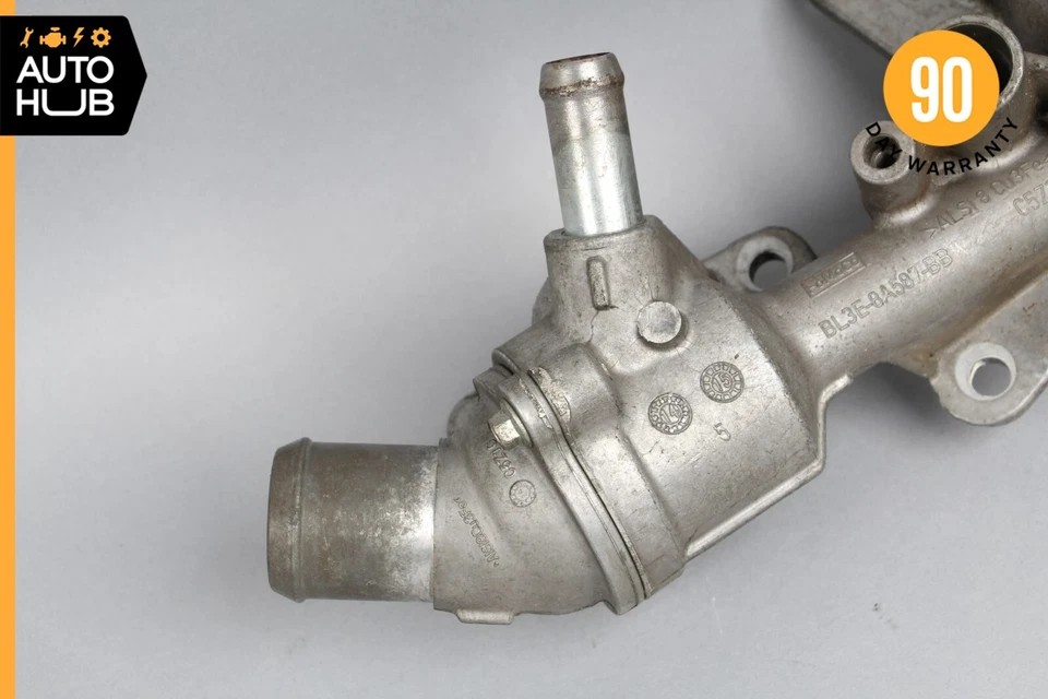 Carcaça termostato motor motor Ford F150 RWD 15-17 2.7L V6 EcoBoost fabricante de equipamento original - Imagem 2 de 4