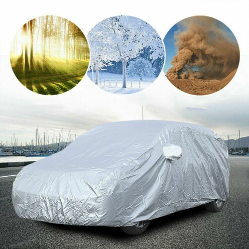 Full Car Cover For SUV Van Truck WaterProof In Out Door Dust UV Ray Rain Snow - Picture 2 of 12