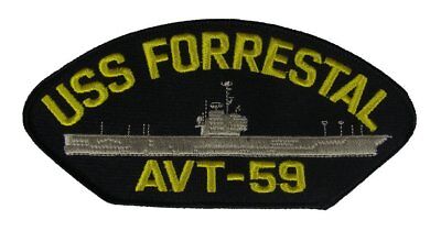 US Navy USS Forrestal CV-59 Embroidered Patch