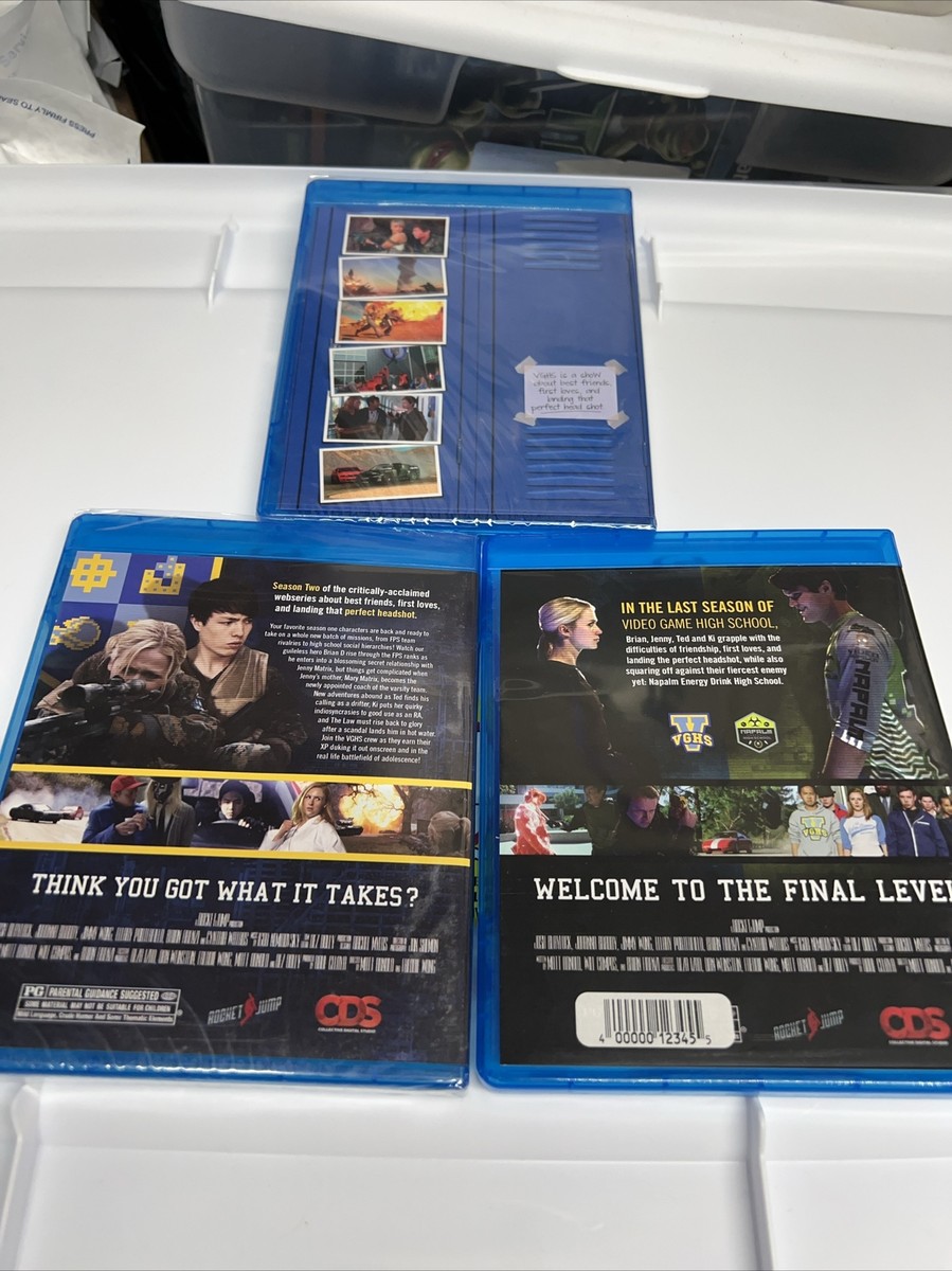 Video Game High School Seasons 1-3 Complete Blu Ray Rare Htf