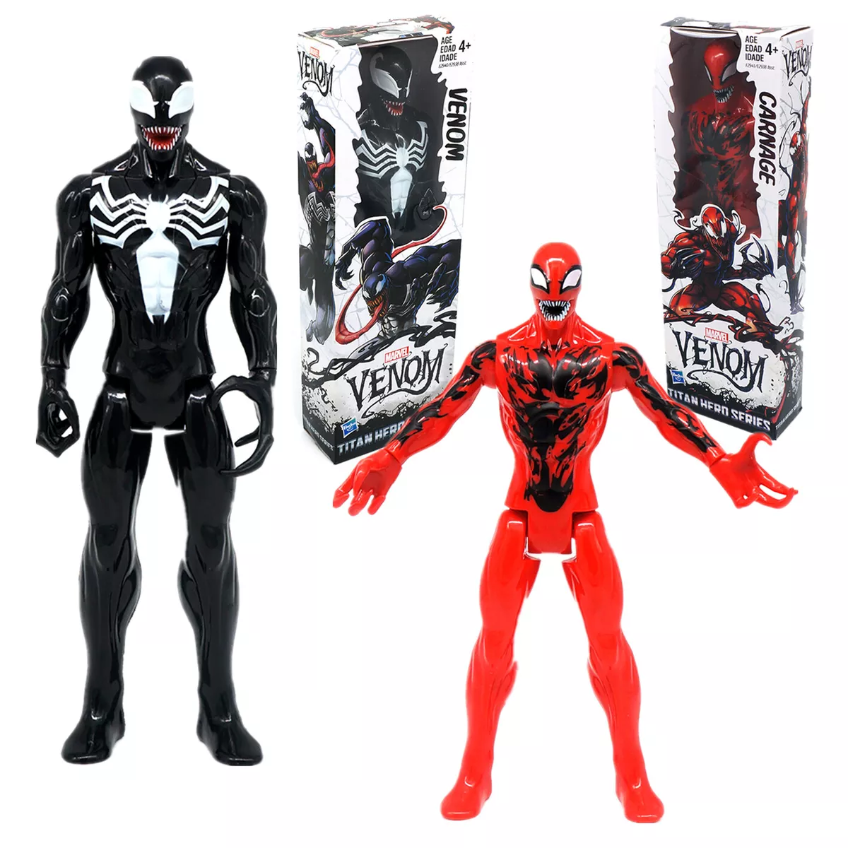 30cm Marvel Avengers Red Venom Spider-Man Action Figure PVC Model Toy Gift  InBox