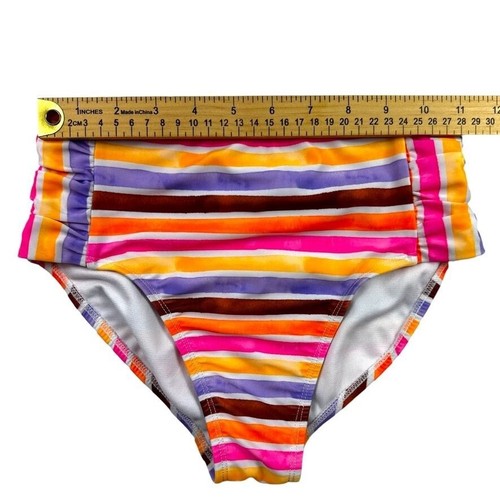 Girls Striped Bikini Swimsuit Set L (10-12) - Picture 9 of 9