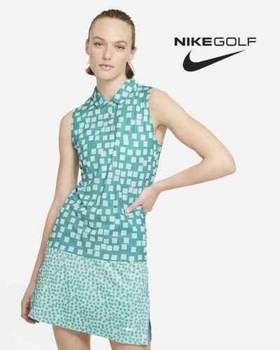 Sleeveless Printed Grid Golf Polo Shirt 