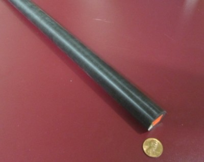 Barre Ronde Delrin POM Noire - Diamètre 1,375 Pouce X 72 Pouces - Neuve