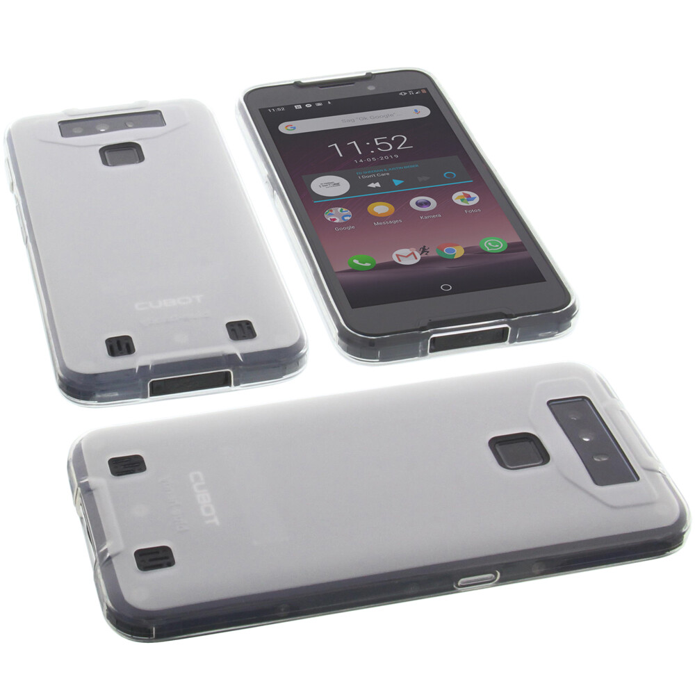 Funda Transparente De TPU Para Cubot Quest 2019 - Protección Ligera Y Resistente, Marca Blue-Handy