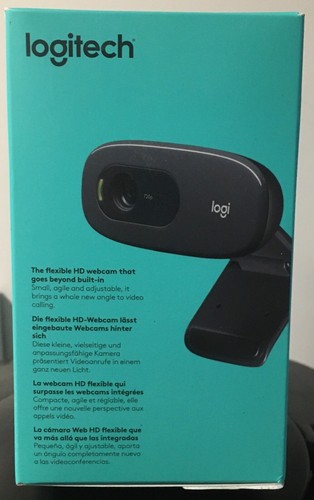 Webcam Logitech HD C270 Microphone intégré Appels vidéo 720p HD new & scealed - Photo 2/6