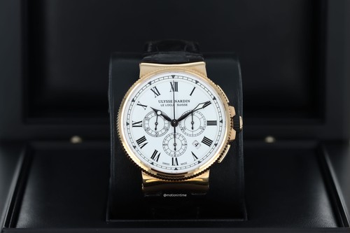Ulysse Nardin Marine Chronograph Grand Feu Manufacture Boutique 1506-150LE