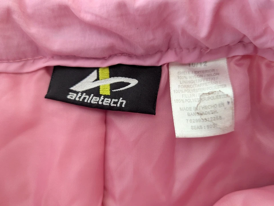 Pantalones Athletech Niñas Jóvenes Aislados Nieve Esquí Nylon Invierno Rosa Talla 10/12 Foto 2 de 4