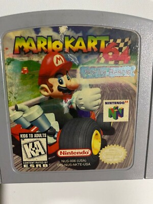 Mario Kart Nintendo 64 N64 NFR Not For Resale Store Demo Kiosk Rare 