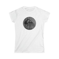 Quiksilver Outlaw Surf Round Wood Logo T-Shirt Womens