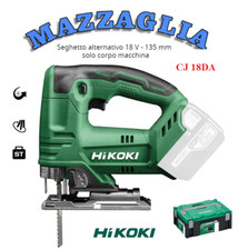HITACHI/HIKOKI SEGHETTO ALTERNATIVO CJ 18DA 18V SOLO CORPO MACCHINA IN VALIGETTA