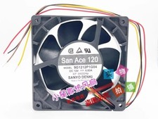 Sanyo 9G1212P1G04 DC12V 0.83A 12CM 4-Wire High Airflow Cooling Fan